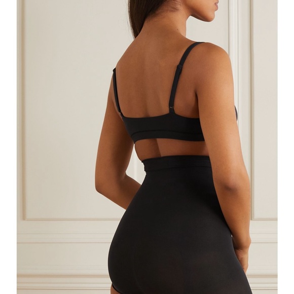 SKIMS Fits Everybody Scoop Bralette Onyx Black size Small S - Picture 7 of 8